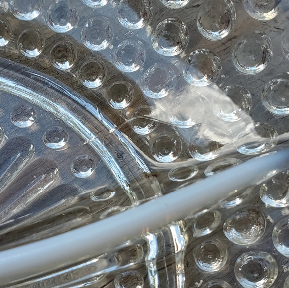 Moonstone divided candy dish - Picture 3 of 3